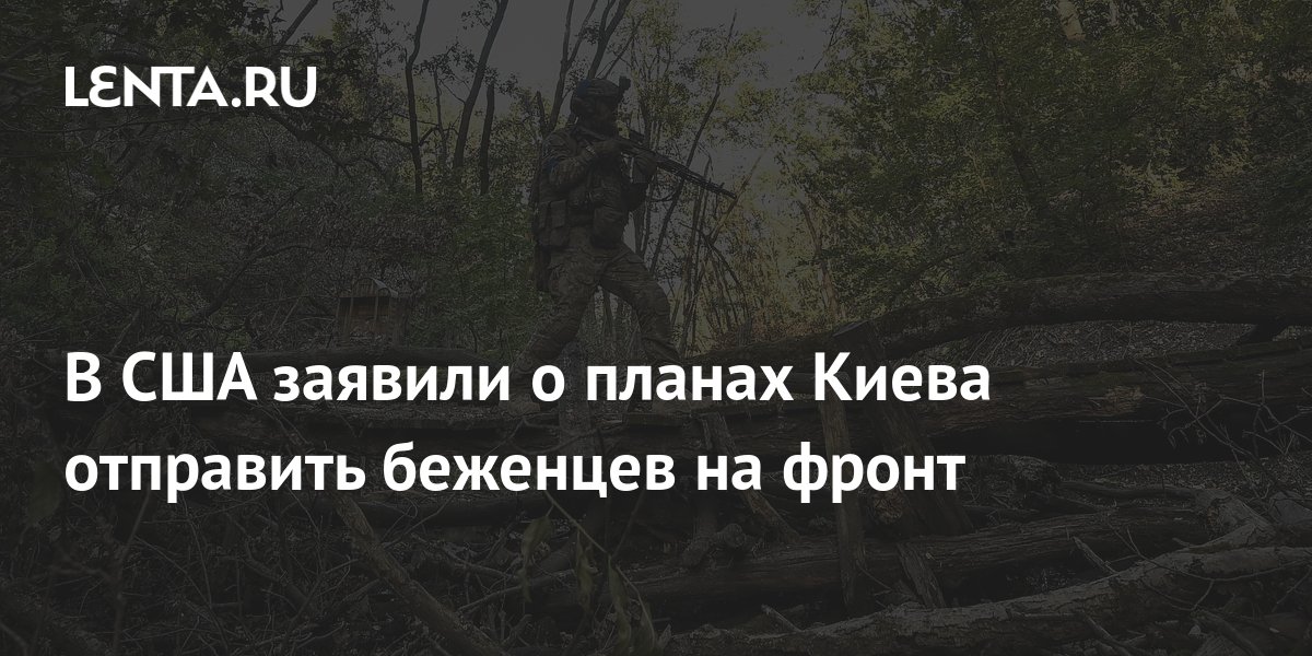 Полковник Макгрегор: Киев готов пойти за беженцами, чтобы послать их на фронт
