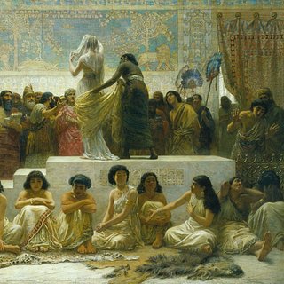 Картина «Брачный рынок Вавилона», 1875 год