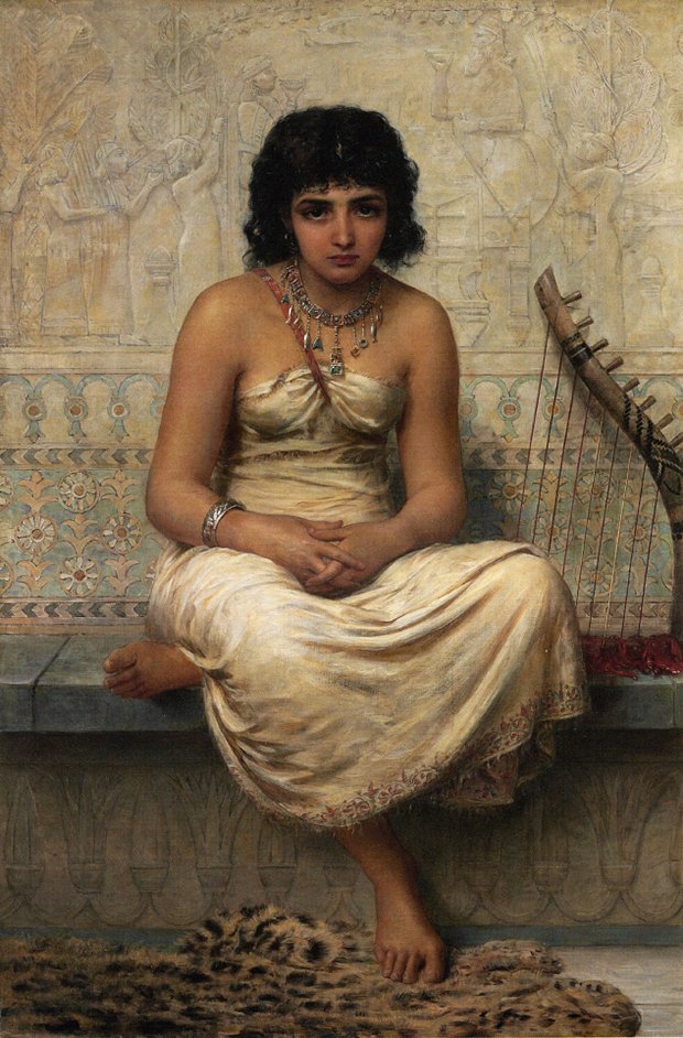 Картина «Ассирийская пленница », 1880 год