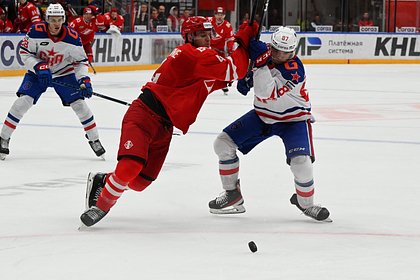 «Спартак» обыграл СКА в матче КХЛ