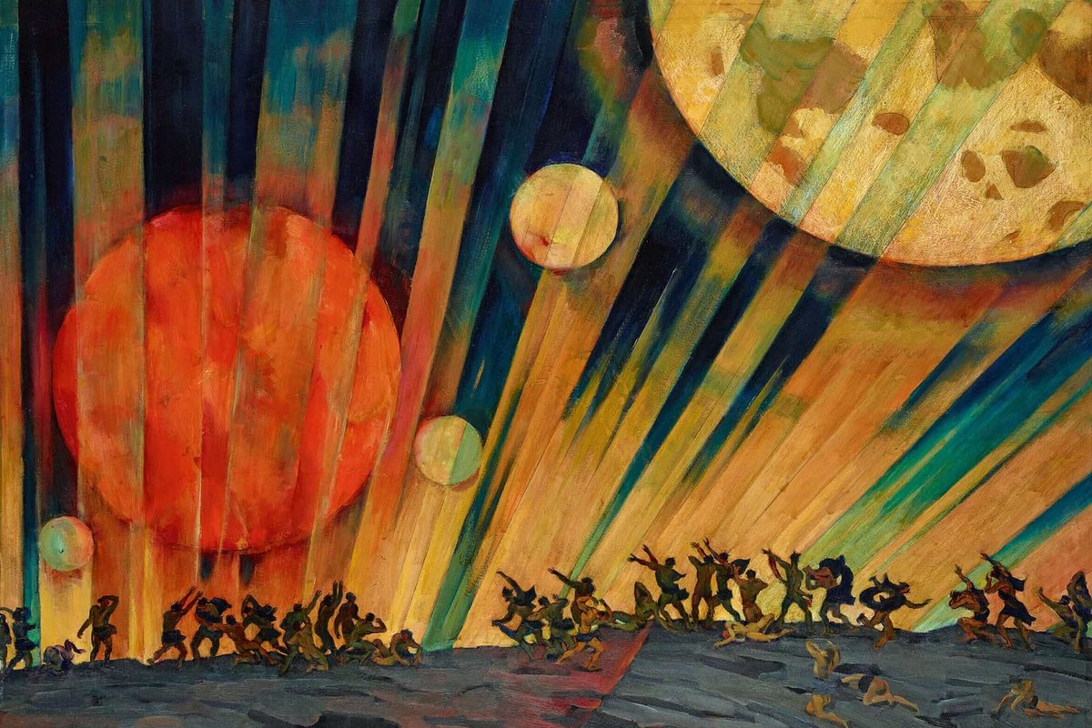 Константин Юон «Новая планета», 1921 год