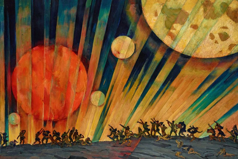Константин Юон «Новая планета», 1921 год
