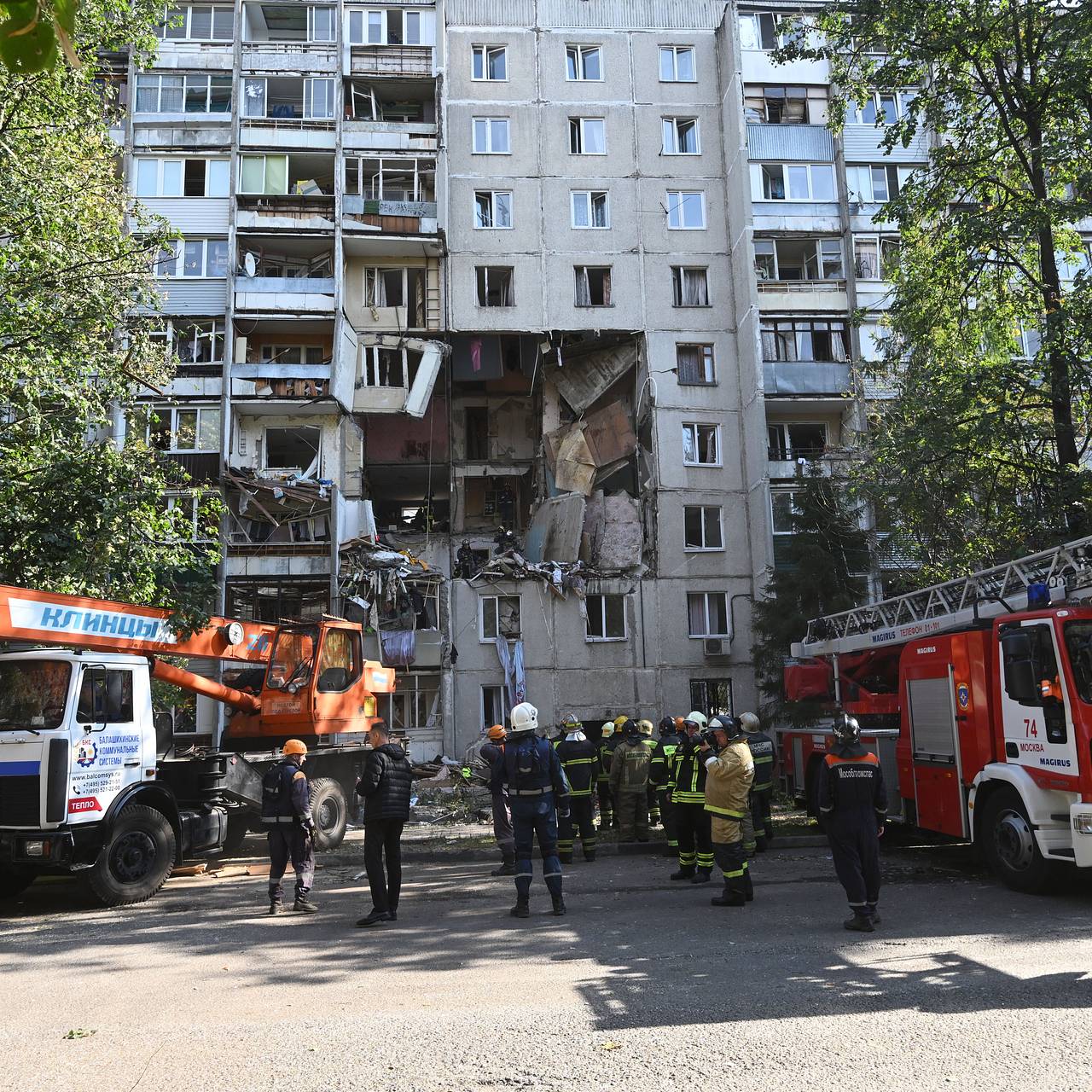 Число погибших при взрыве газа в подмосковной Балашихе возросло:  Происшествия: Россия: Lenta.ru