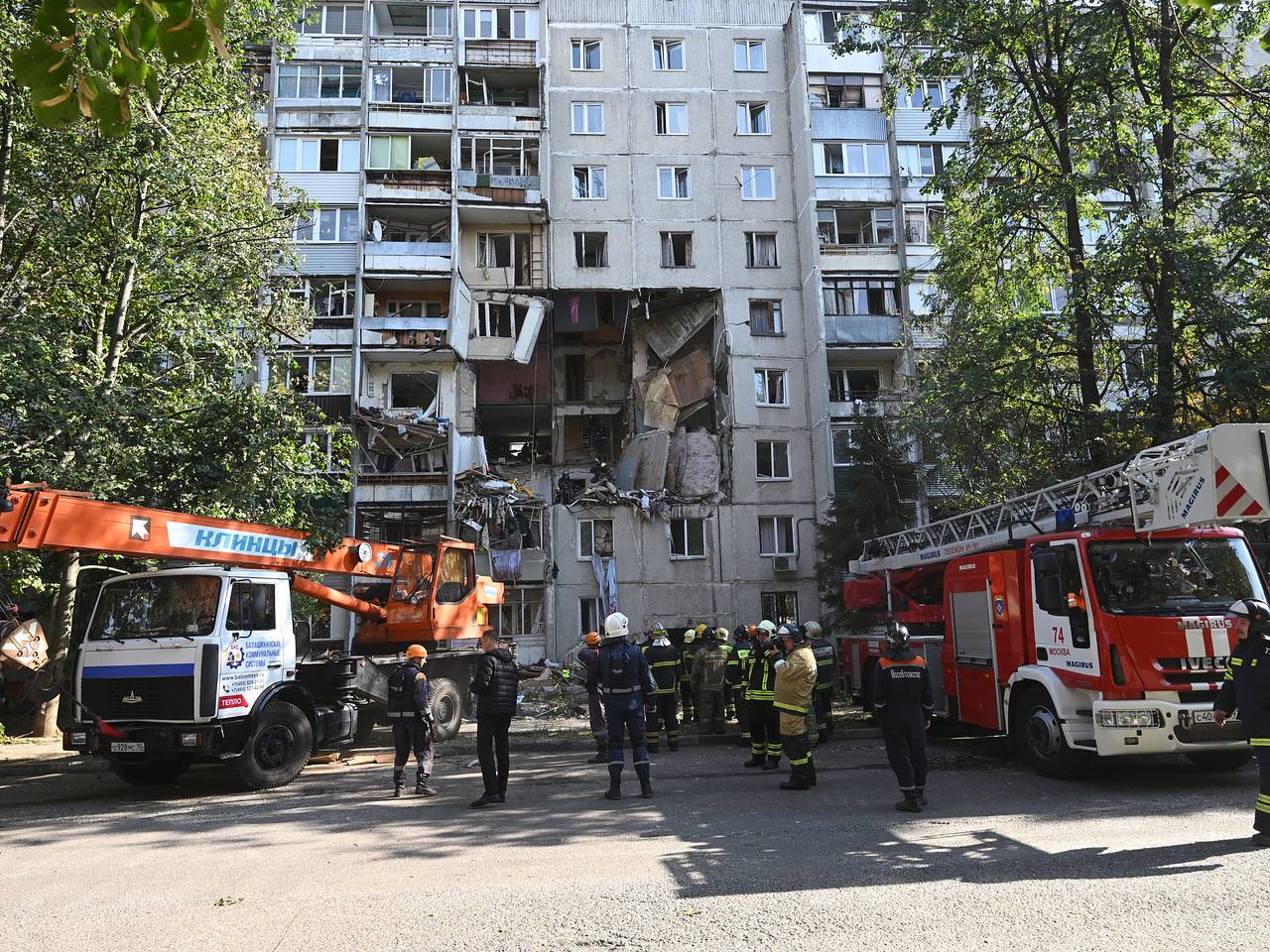 Число погибших при взрыве газа в подмосковной Балашихе возросло:  Происшествия: Россия: Lenta.ru