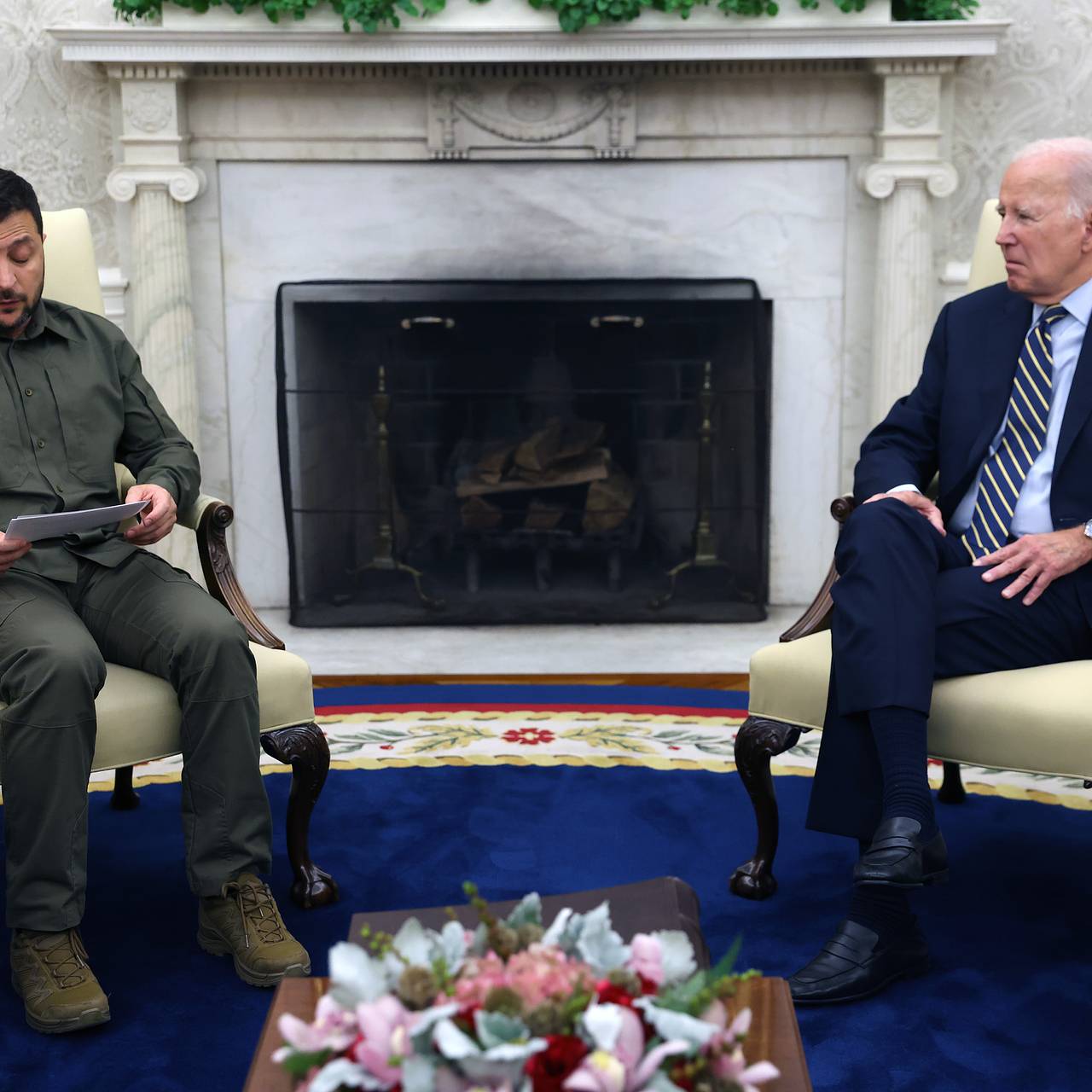 Владимир Зеленский и Джо Байден. Фото: Julia Nikhinson / Globallookpress.com