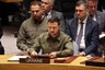President of Ukraine Volodymyr Zelensky speaks to the U.N. Security Council on the war his country in a meeting during the United Nations General Assembly (UNGA) on September 20, 2023 in New York City. Zelensky called on the U.N. Security Council to broaden its membership and remove Russia’s veto power