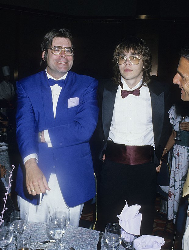 Стивен Кинг и его сын Джозеф, 1988 год