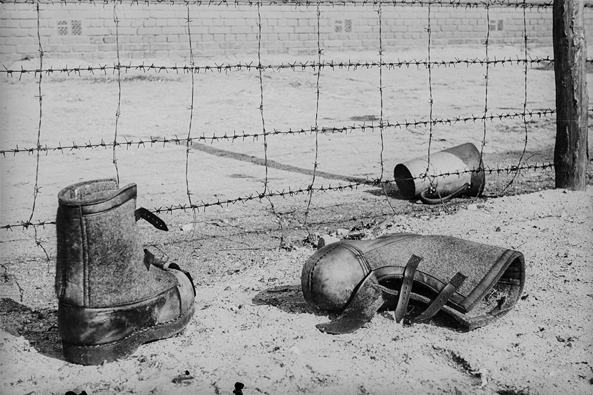 Лагерь смерти. Концентрационный лагерь Майданек. Польша, после 22 июля 1944 года