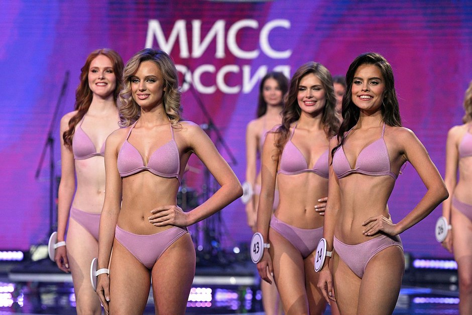 Участницы во время финала конкурса «Мисс Россия-2023»
