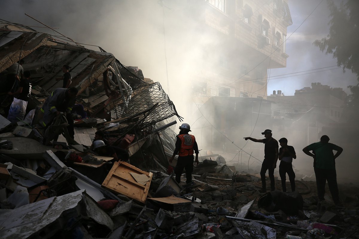 Разрушения в секторе Газа после ударов ЦАХАЛ, октябрь 2023 года