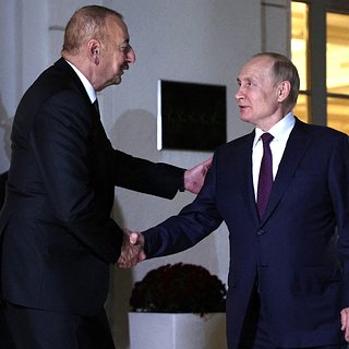 Ильхам Алиев и Владимир Путин