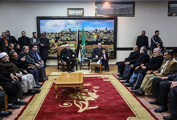 Встреча в доме Исмаила Хании в Газе