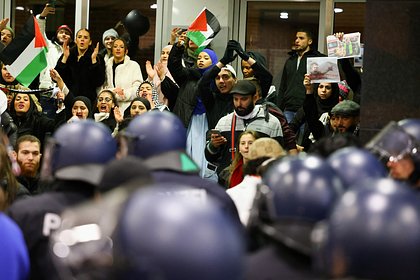В Германии разогнали крупный митинг в поддержку Палестины