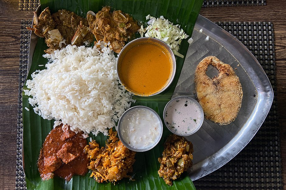 Индийское блюдо фиш-тали