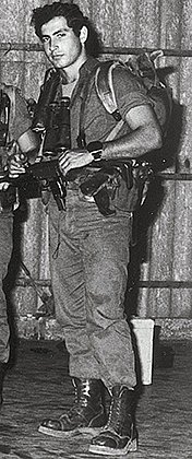 Биньямин Нетаньяху во время службы в элитных войсках Израиля, 1973 год