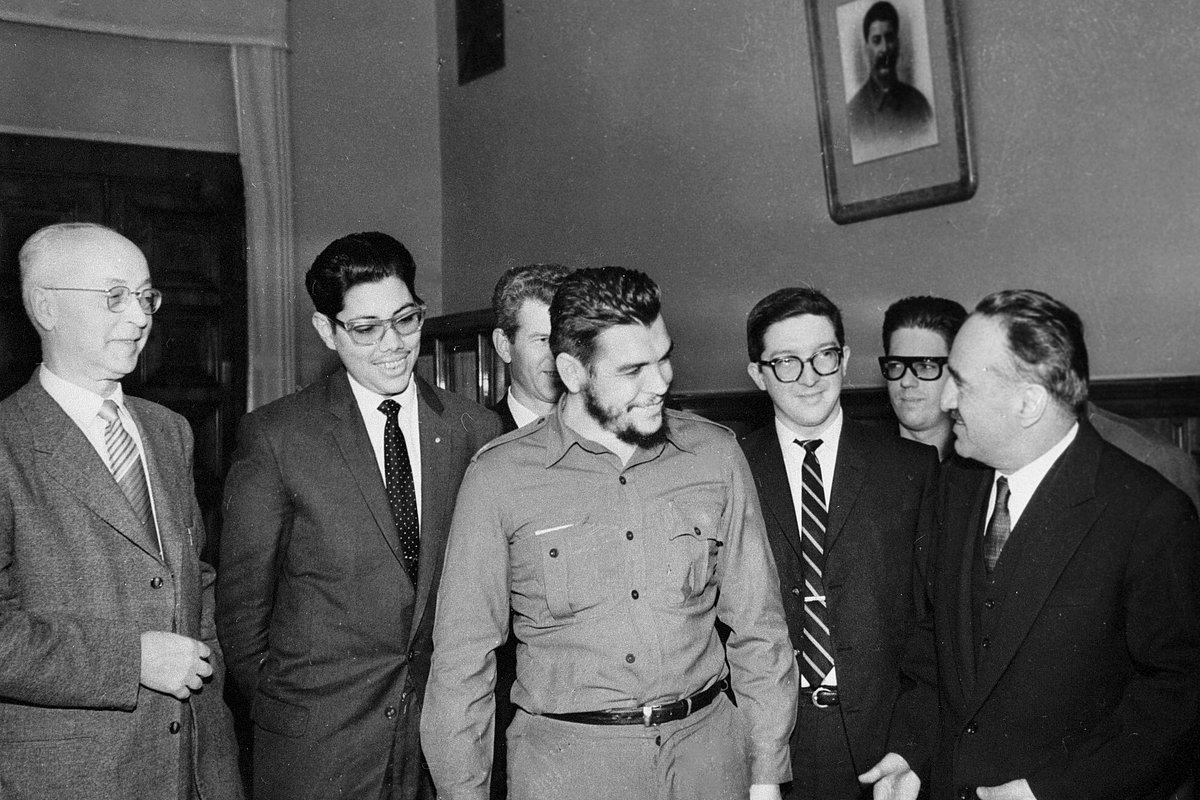 Микоян общается с Че Геварой, 1960 год 