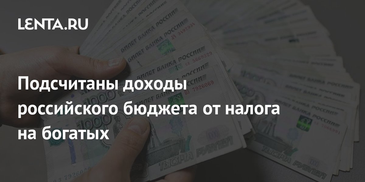 Подсчитаны доходы российского бюджета от налога на богатых: Госэкономика: Эконом