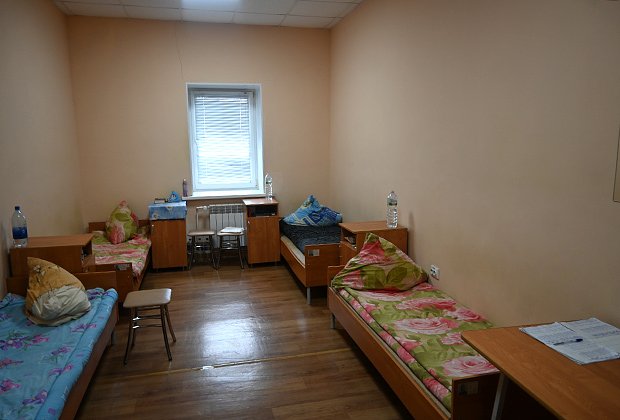 Комната осужденных в общежитии Исправительного участка УФСИН России по Республике Мордовия в поселке Ромоданово