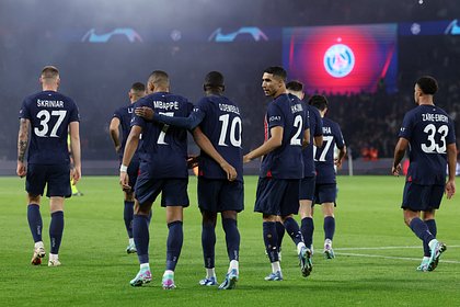 ПСЖ разгромил «Милан» в матче Лиги чемпионов