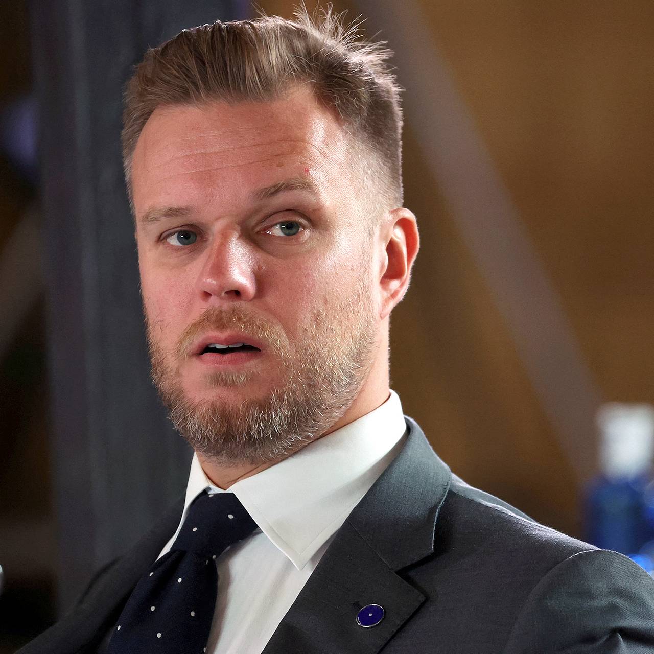 Габриэлюс Ландсбергис. Фото: Isabel Infantes / Reuters