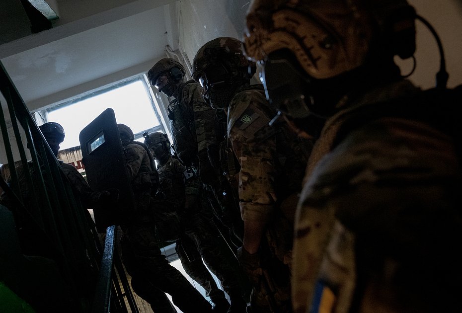 Сотрудники Сил специальных операций Вооруженных сил Украины
