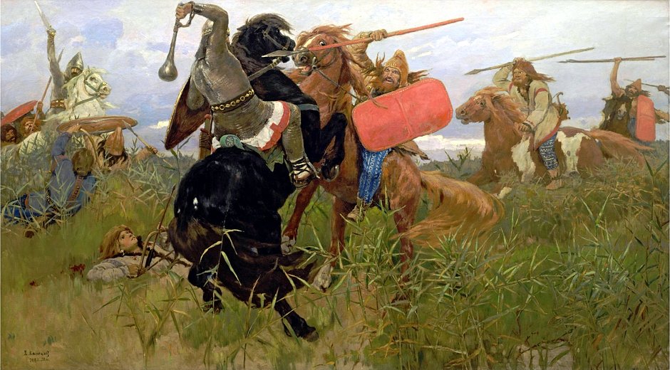 Картина Виктора Васнецова «Битва скифов со славянами»