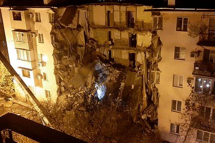 Названа предварительная причина обрушения дома в Астрахани