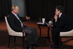 Владимир Путин и Хуберт Зайпель