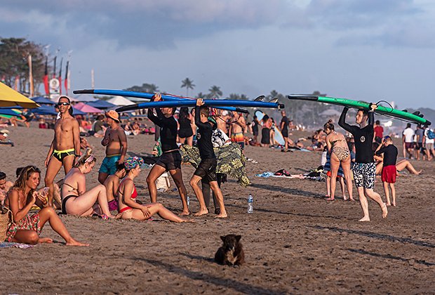 Большинство россиян едут на Бали за пляжным отдыхом