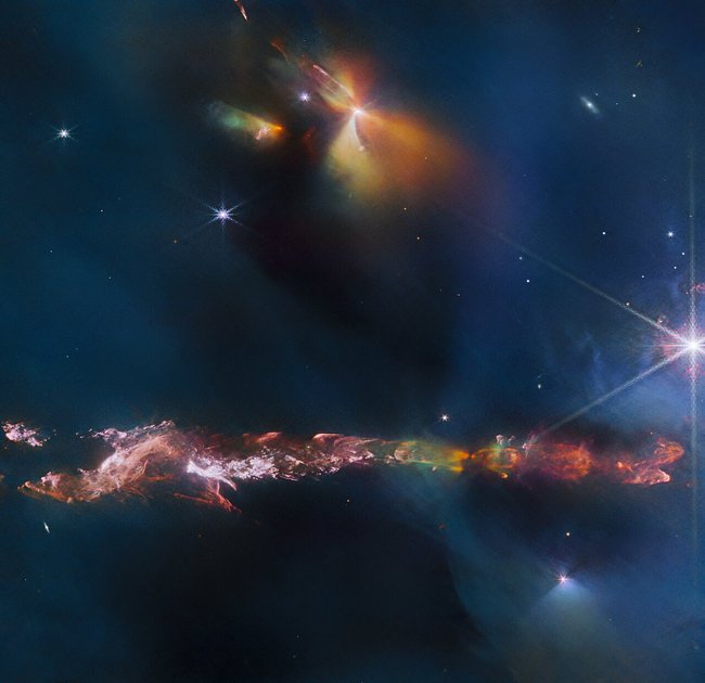 Телескоп Уэбба запечатлел беспрецедентные детали объекта Хербига-Аро