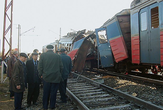 5 декабря 2003 года. Последствия взрыва электрички в Ессентуках