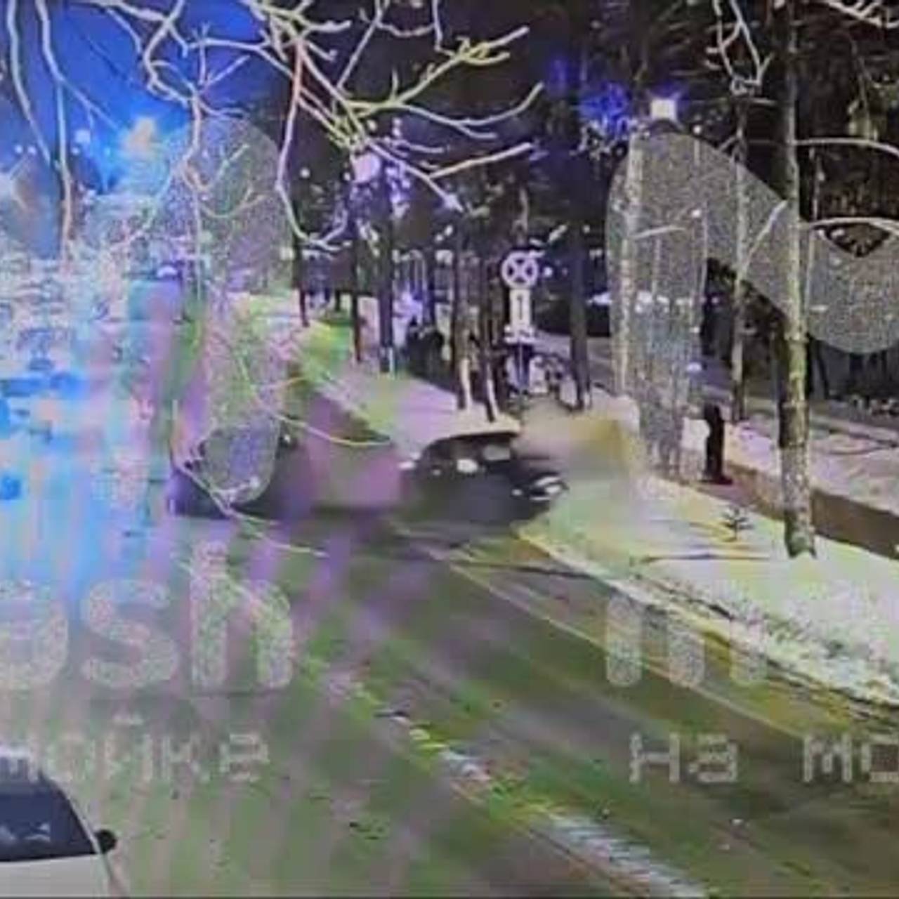 Момент аварии с участием Басты попал на видео в Петербурге: Музыка:  Культура: Lenta.ru