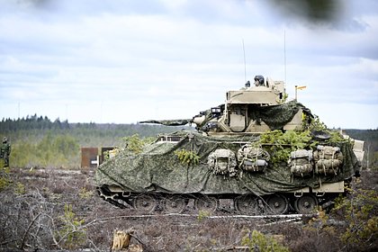 Российские военные впервые взяли в качестве трофея американскую БМП Bradley
