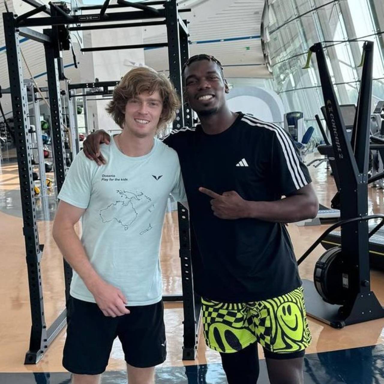 Андрей Рублев и Поль Погба. Фото: @andreyrublev