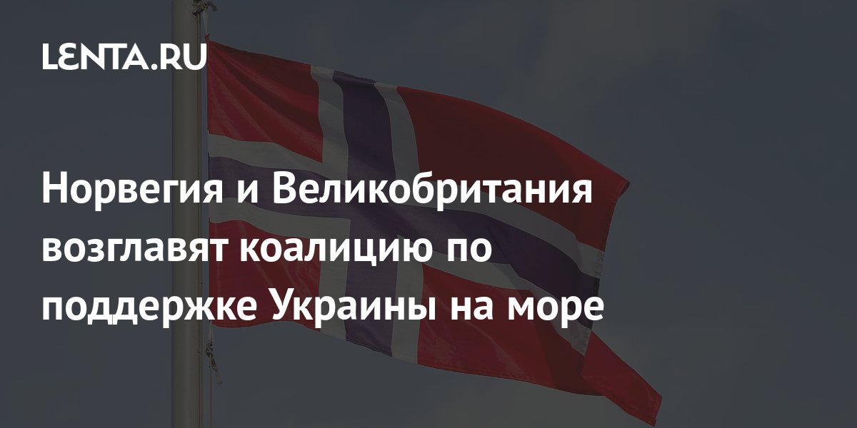 Норвегия и Британия возглавят коалицию по поддержке морских возможностей Украины