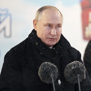 Президент РФ Владимир Путин в Северодвинске