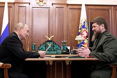 Владимир Путин и Рамзан Кадыров