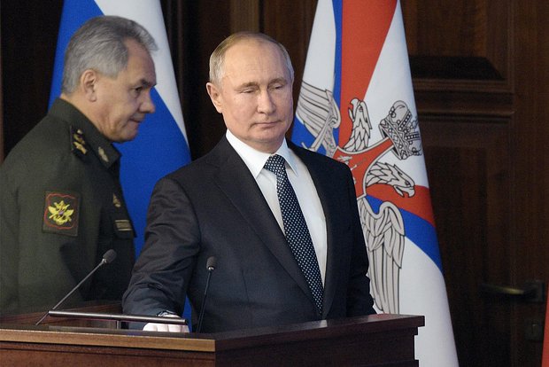 Сергей Шойгу и Владимир Путин