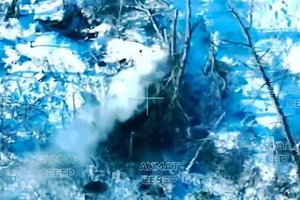 Кадыров опубликовал видео атаки российских дронов в районе Клещеевки