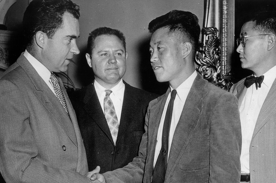 Встреча Ричарда Никсона с Но Гым Соком в 1954 году