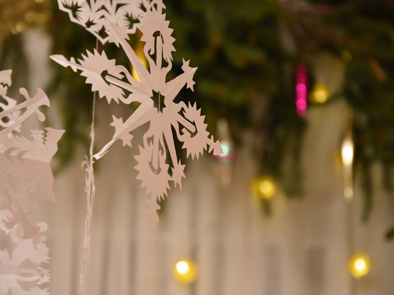 Новогодняя «Снежинка» для праздничного декора
