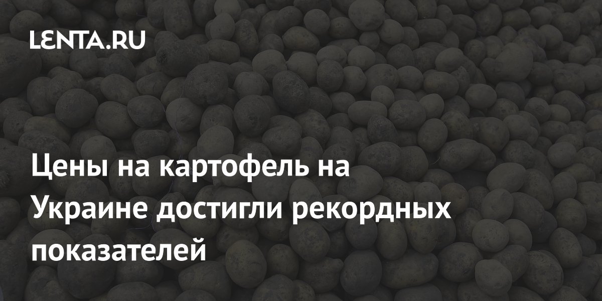 Цены на картофель на Украине достигли рекордных показателей: Украина ...