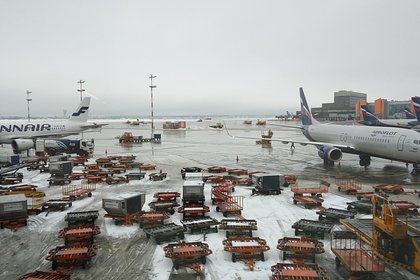 В аэропортах Москвы задержали больше 20 авиарейсов