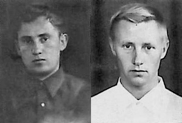 Сержанты милиции Михаил Дорофеев (слева) и Александр Шурыгин
