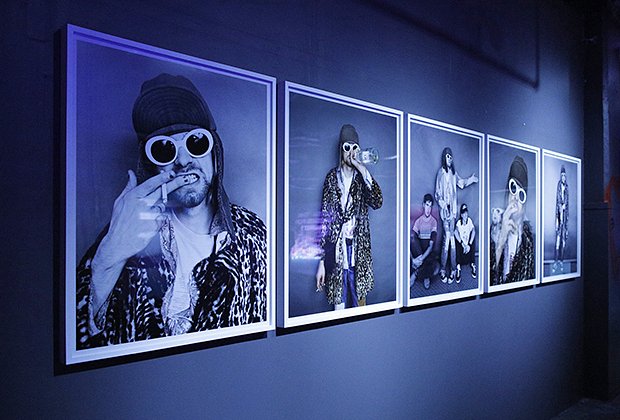 Фотографии Курта Кобейна на выставке в Нью-Йорке, 2018 год