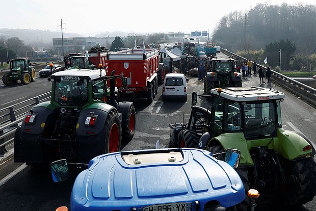 Протест фермеров во Франции