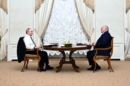 Раскрыто меню обеда Путина и Лукашенко