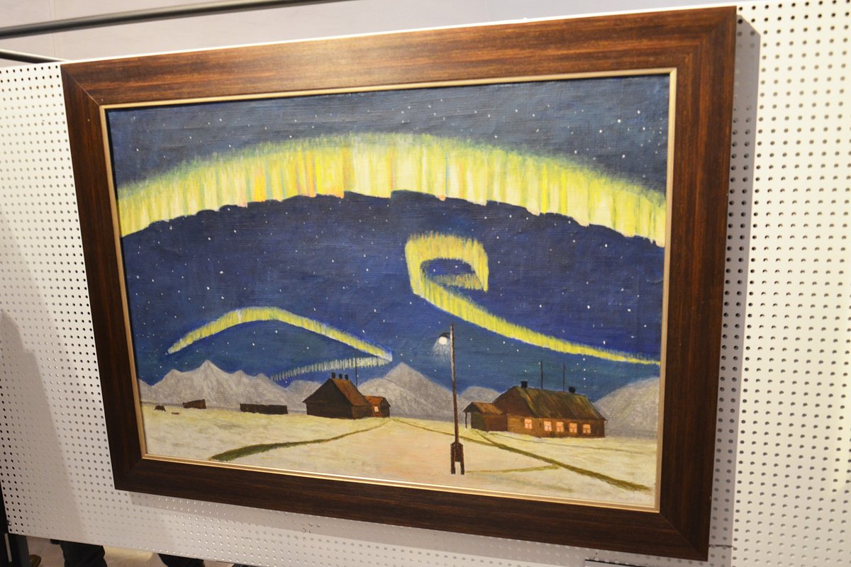 Картина Тыко Вылка «Северное сияние». 1950-е годы