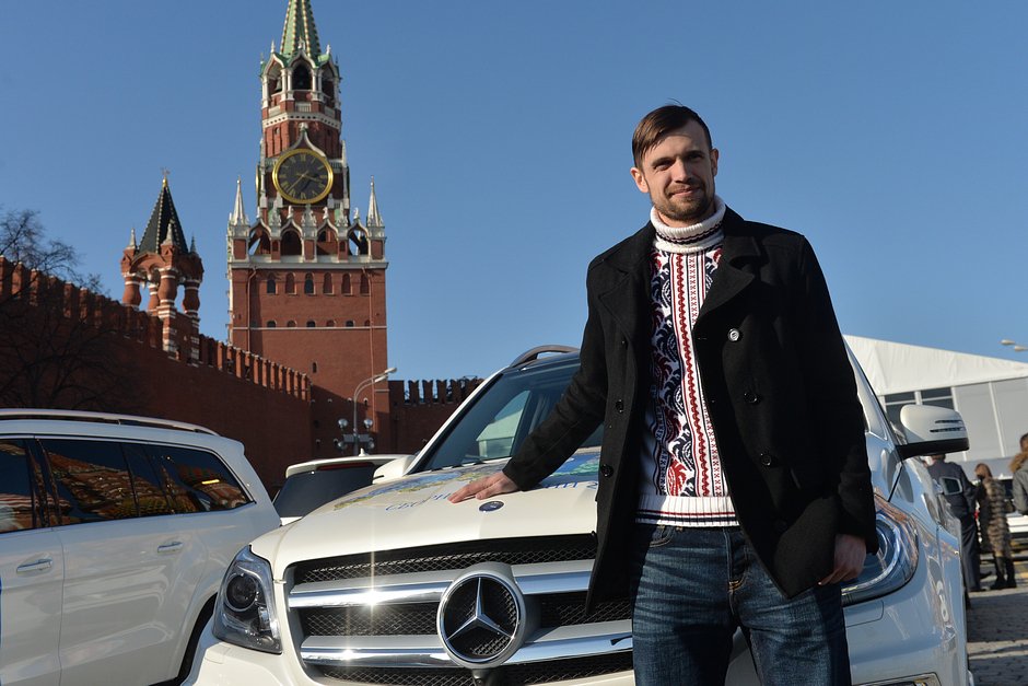 Александр Третьяков на награждении олимпийцев на Красной площади