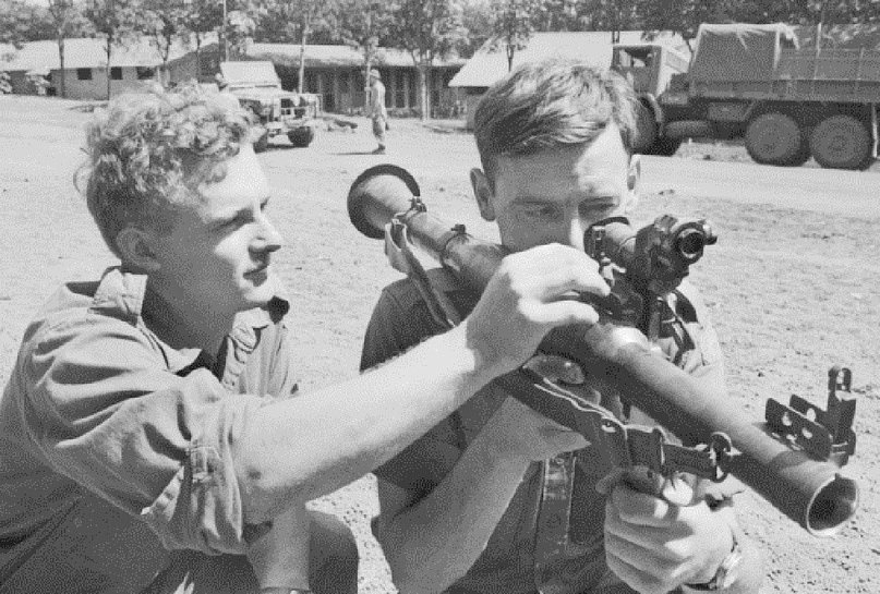 Захваченный во время войны во Вьетнаме гранатомет РПГ-7